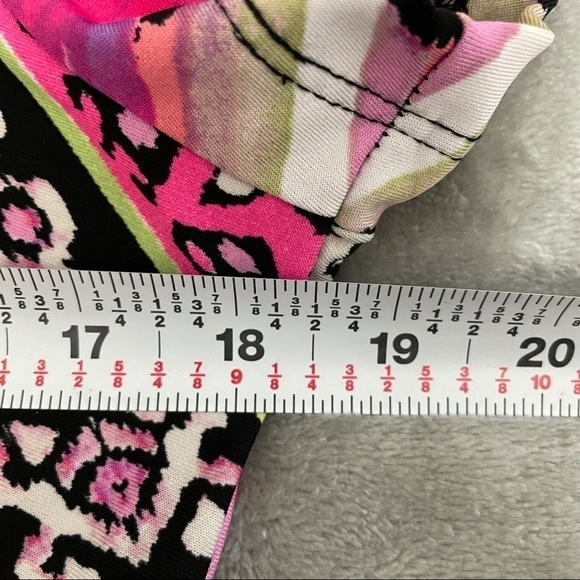 Cato Multi-Color Print Short Sleeve Shirt Maxi Dress Size Petite Large NWT - Picture 8 of 9